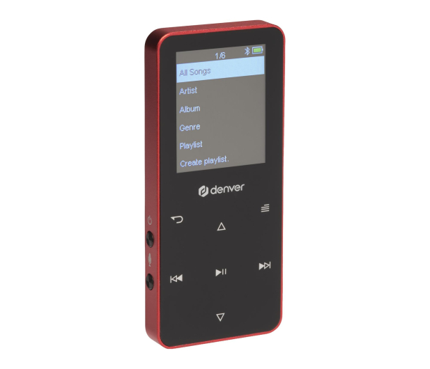 Denver Odtwarzacz MP4 Denver MP-1830R BT 1,8" 4GB czerwony - 1535058 - zdjęcie 2